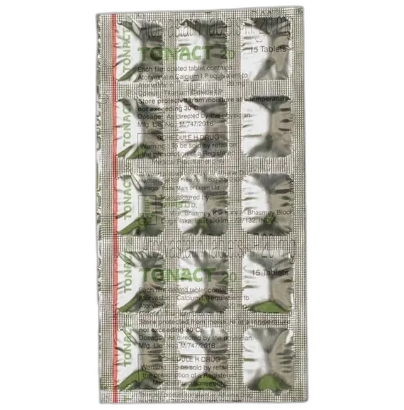 tonact 20mg tablet 15's